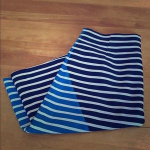 Jcrew striped skirt
